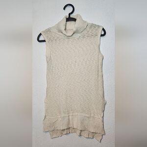 Trouble at the Mill Turtle Neck Sleeveless Shirt Size S